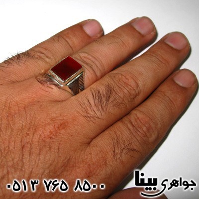 انگشتر عقیق مردانه حرز دار