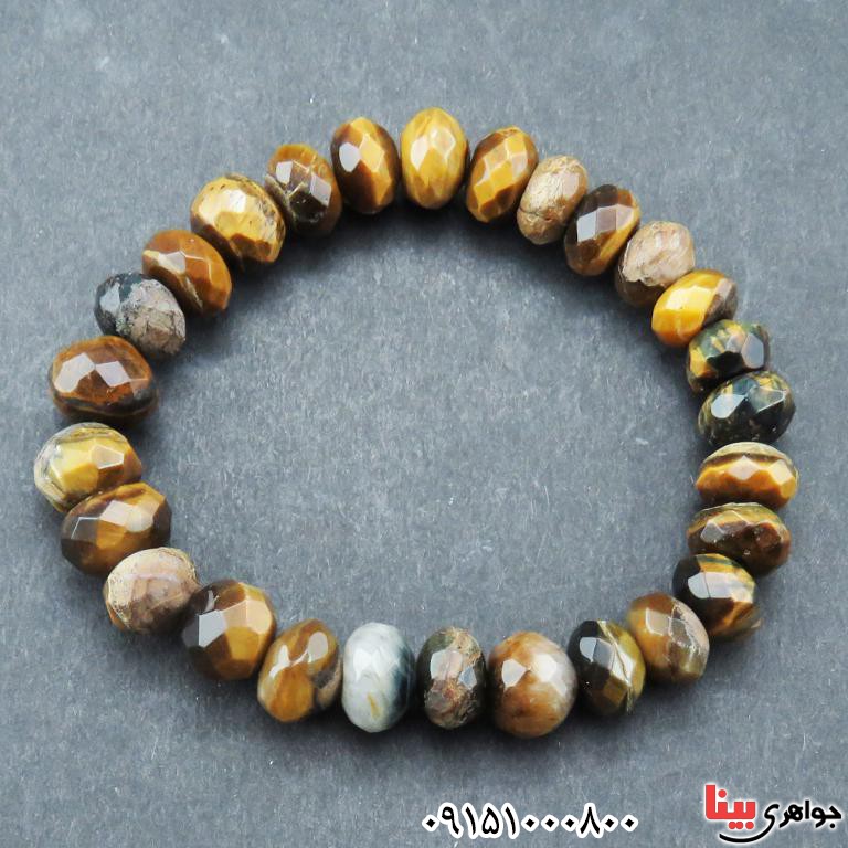 دستبند چشم ببر درشت بسیار خوشرنگ و زیبا _کد:32985 دستبند چشم ببر درشت بسیار خوشرنگ و زیبا _کد:32985