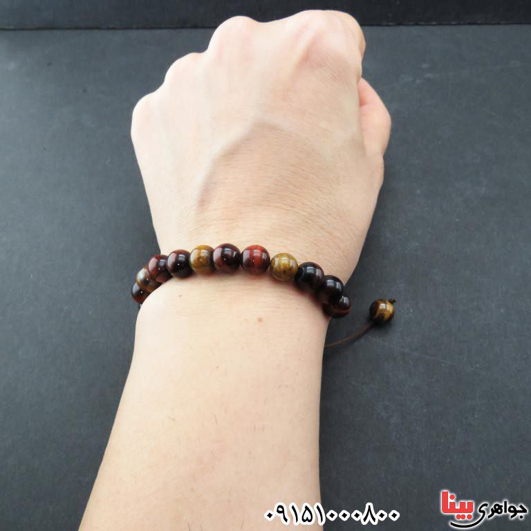 دستبند چند جواهر چشم ببر و چشم شاهین بسیار زیبا _کد:32991 دستبند چند جواهر چشم ببر و چشم شاهین بسیار زیبا _کد:32991