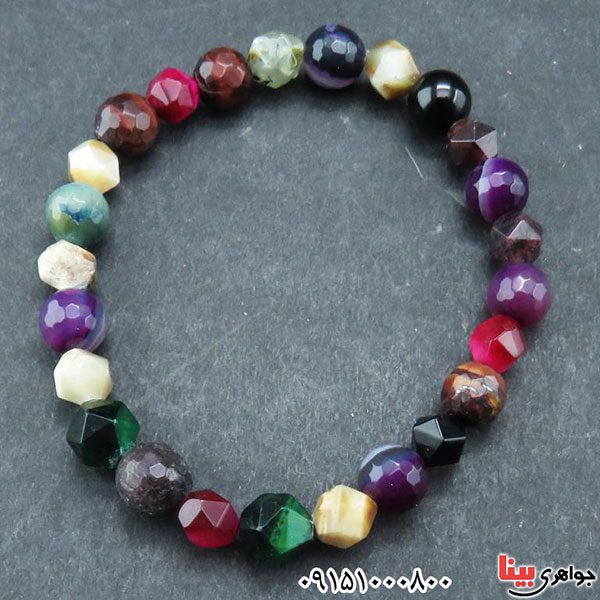 دستبند چشم ببر میکس بسیار زیبا و شیک _کد:33002 دستبند چشم ببر میکس بسیار زیبا و شیک _کد:33002