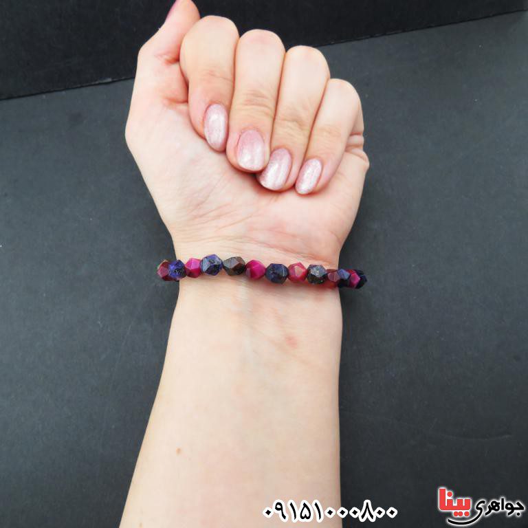 دستبند چشم ببر میکس بسیار خوشرنگ و شیک _کد:33020 دستبند چشم ببر میکس بسیار خوشرنگ و شیک _کد:33020