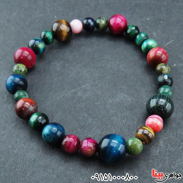 دستبند چشم ببر میکس بسیار شیک و خاص _کد:33021 دستبند چشم ببر میکس بسیار شیک و خاص _کد:33021