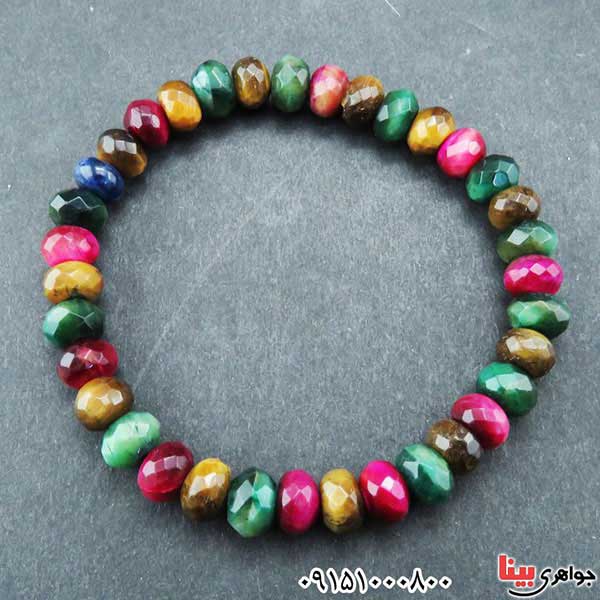 دستبند چشم ببر میکس درشت بسیار خاص و شیک _کد:33030 دستبند چشم ببر میکس درشت بسیار خاص و شیک _کد:33030