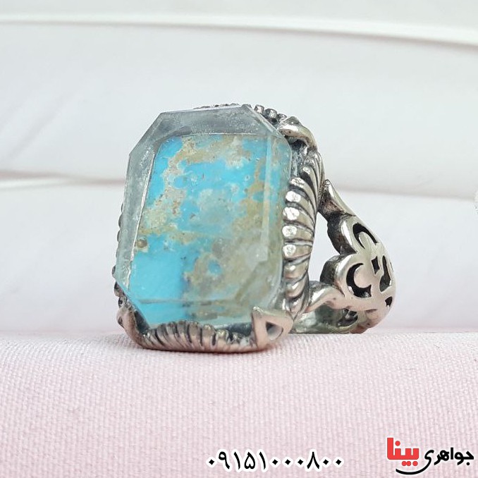 انگشتر چند جواهر درشت و فاخر بسیار زیبا و خوشرنگ _کد:33060