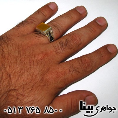 انگشتر عقیق شرف الشمس مردانه علی