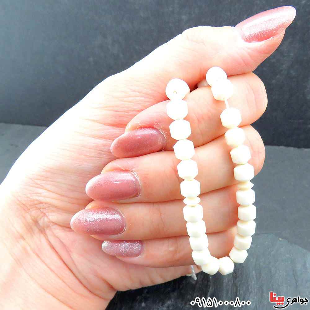 تسبیح استخوان و کشکول (کوک) ۳۳ دانه ای زیبا _کد:33123