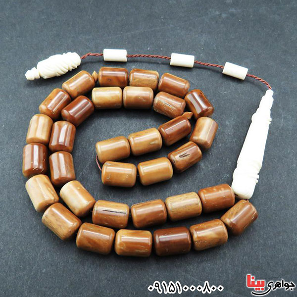 تسبیح کشکول (کوک) و استخوان 33 دانه ای زیبا و درشت _کد:33150