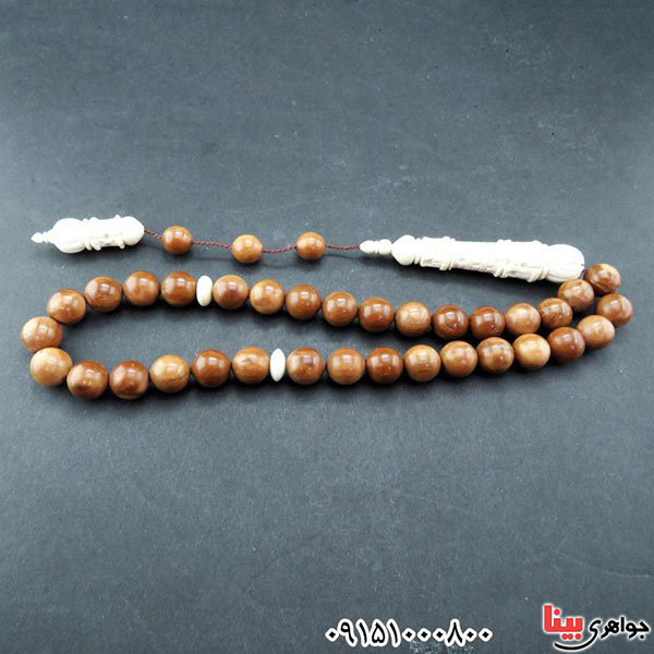 تسبیح کشکول (کوک) و استخوان 33 دانه ای درشت و خاص _کد:33151