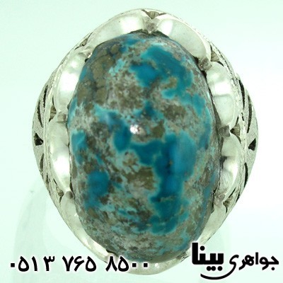 انگشتر فیروزه نیشابوری مردانه شجری