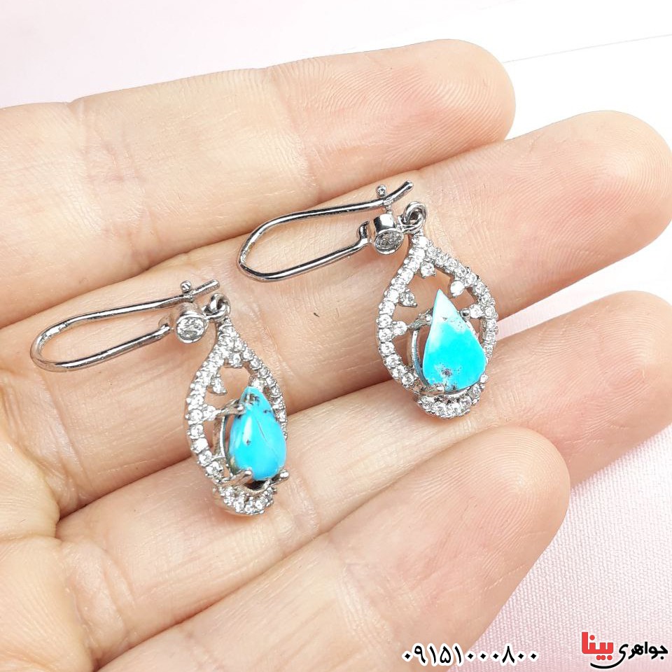 سرویس فیروزه نیشابوری رودیوم بسیار زیبا و شیک _کد:33428