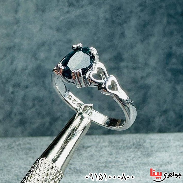 انگشتر یاقوت کبود آفریقایی بسیار شیک و خاص _کد:33462