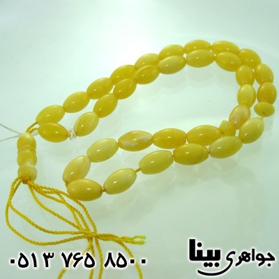 تسبیح کهربا بلونی لهستان درجه یک دانه هلی