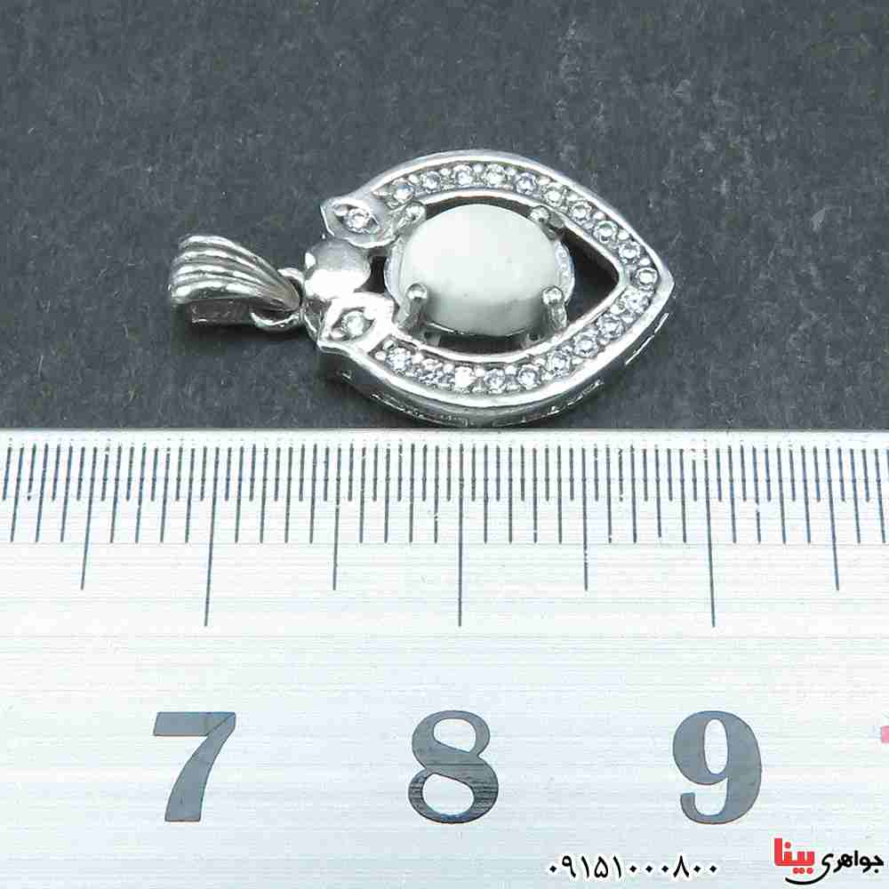 گردنبند خرمهره بسیار زیبا و شیک زنانه موکل دار _کد:33512