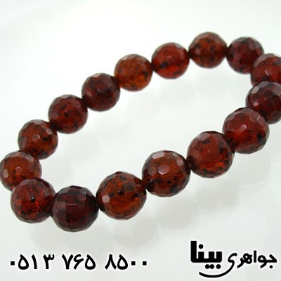 دستبند کهربا صنعتی تراش درشت