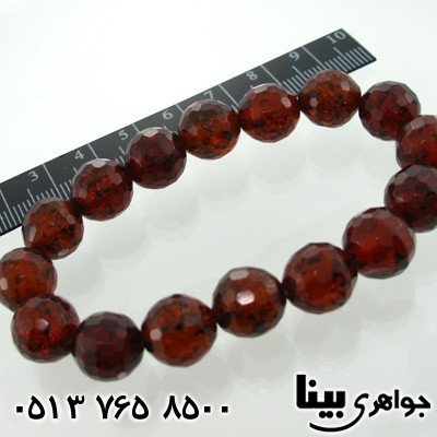 دستبند کهربا صنعتی تراش درشت