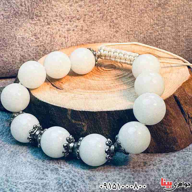 دستبند سنگی شب چراغ بسیار زیبا _کد:33552