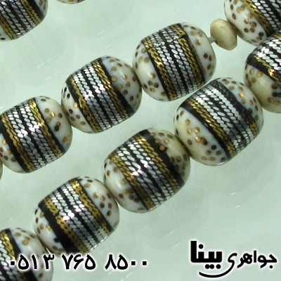 تسبیح عاج فیل با نقره کوبی درجه یک