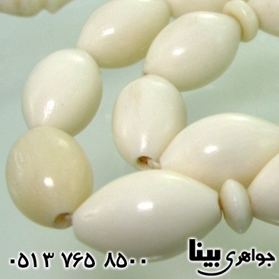تسبیح عاج فیل ساده دانه هلی درشت