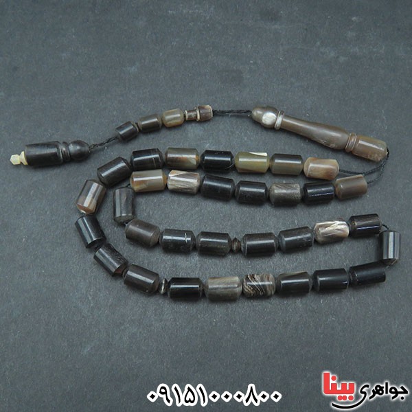 تسبیح استخوان شاخ بوفالو درشت زیبا و بسیار شکیل _کد:33632