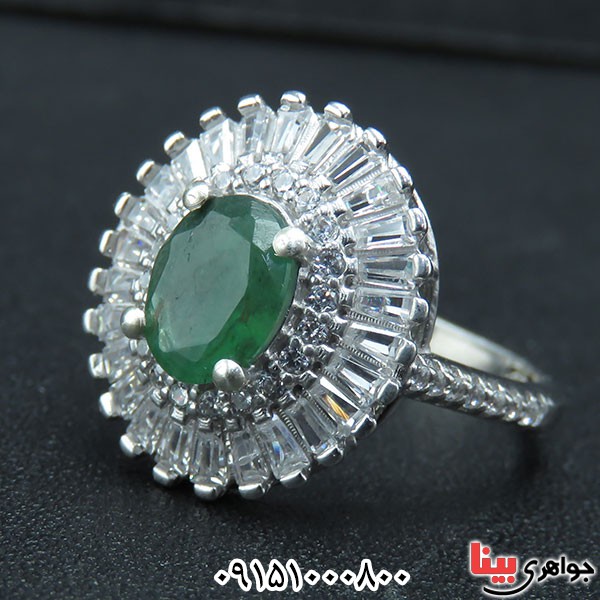 انگشتر زمرد خاص و با کیفیت _کد:33666