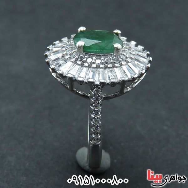 انگشتر زمرد خاص و با کیفیت _کد:33666
