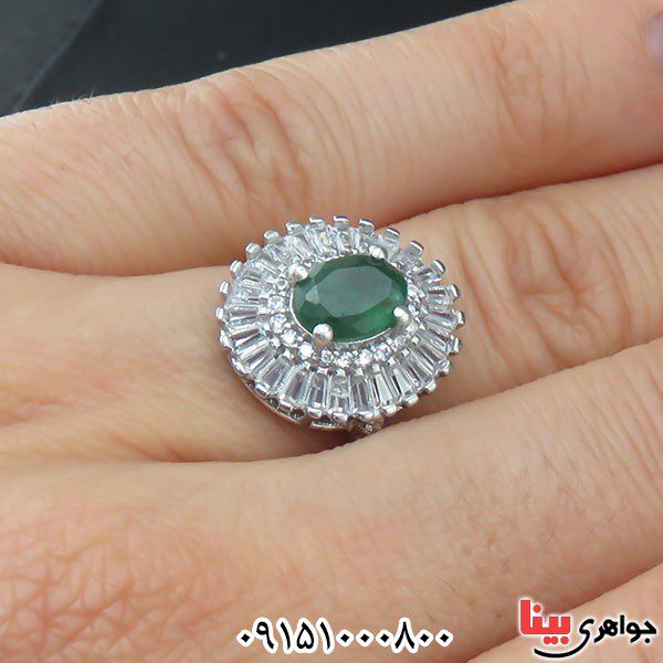 انگشتر زمرد خاص و با کیفیت _کد:33666