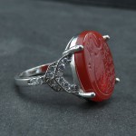 خطی چشم نواز وزیبا با حکاکی و ان یکاد _کد:33687