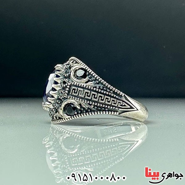 انگشتر یاقوت کبود آفریقایی بسیار خاص _کد:33721