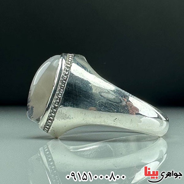 انگشتر عقیق شجری قائن بسیار خاص و زیبا _کد:33732