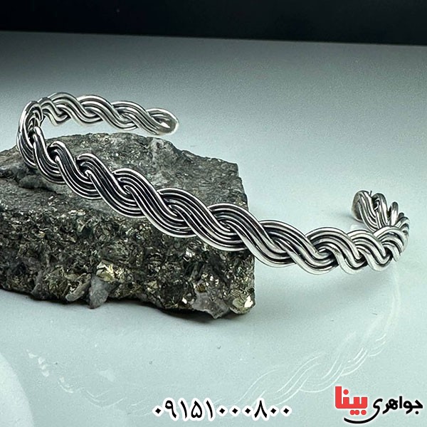 دستبند نقره شیک و قشنگ _کد:33736