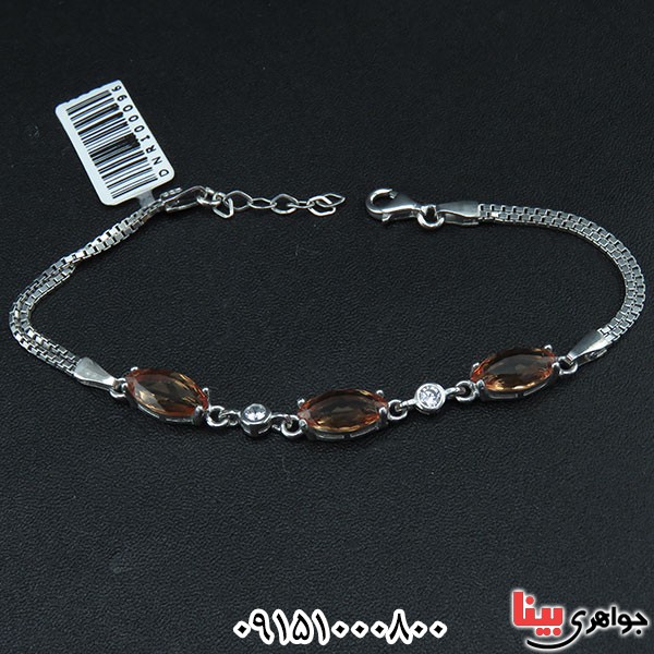 دستبند الکساندریت بسیار خوشرنگ چشم نواز و زیبا _کد:33744