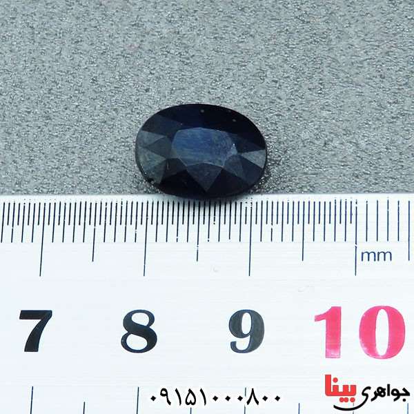 نگین انگشتر یاقوت کبود بسیار زیبا و خاص _کد:33814