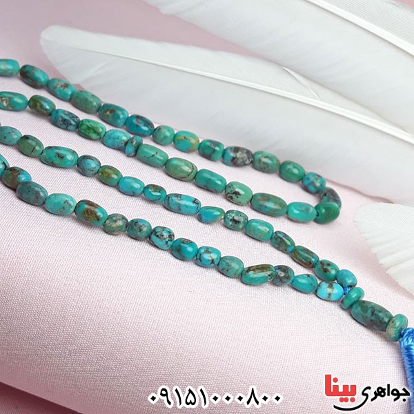 تسبیح فیروزه نیشابوری 101دانه ای بسیارعالی _کد:33831