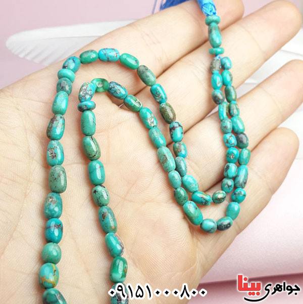 تسبیح فیروزه نیشابوری 101دانه ای بسیارعالی _کد:33831