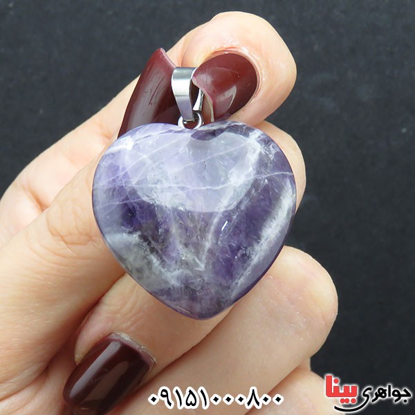 گردنبند آمتیست بسیار زیبا و شیک زنانه _کد:33858