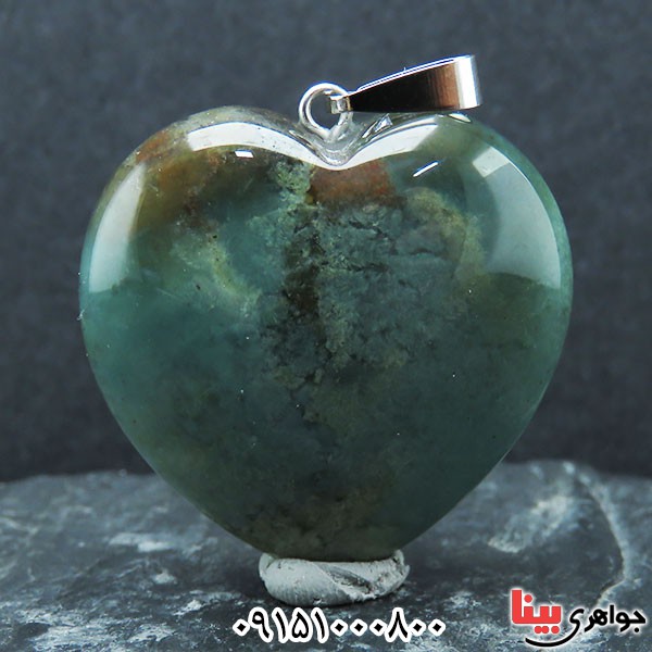 گردنبند عقیق خزه ای  بسیار خاص _کد:33885
