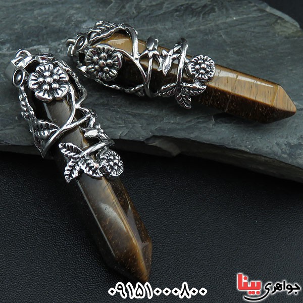 گردنبند چشم ببر زیبا و خاص زنانه _کد:33900