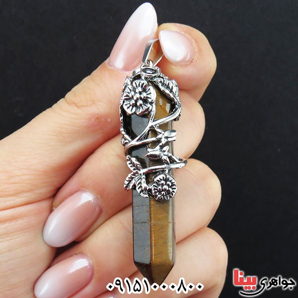 گردنبند چشم ببر زیبا و خاص زنانه _کد:33900