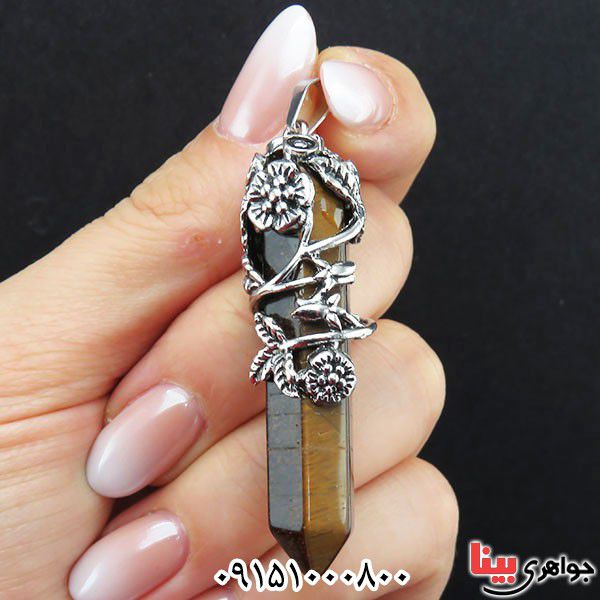گردنبند چشم ببر زیبا و خاص زنانه _کد:33900