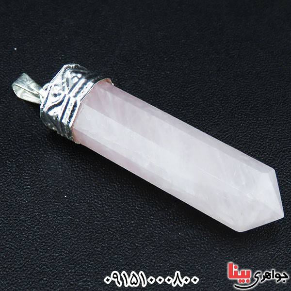 گردنبند رز کوارتز  _کد:33914