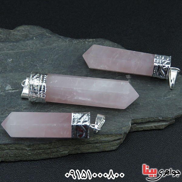 گردنبند رز کوارتز  _کد:33914