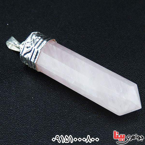 گردنبند رز کوارتز  _کد:33914