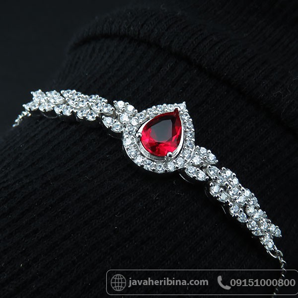 سرویس نقره طرح یاقوت سرخ بسیار فاخر و شیک _کد:34002