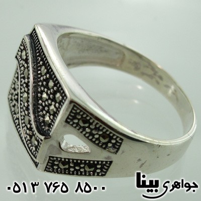 انگشتر حدید مستطیلی