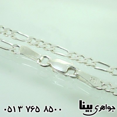 زنجیر نقره کلاسیک درشت مردانه