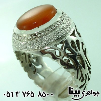 انگشتر عقیق یمنی شرف الشمس فاخر مردانه