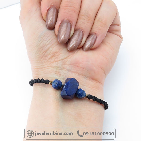 دستبند لاجورد خاص و شیک _کد:34287