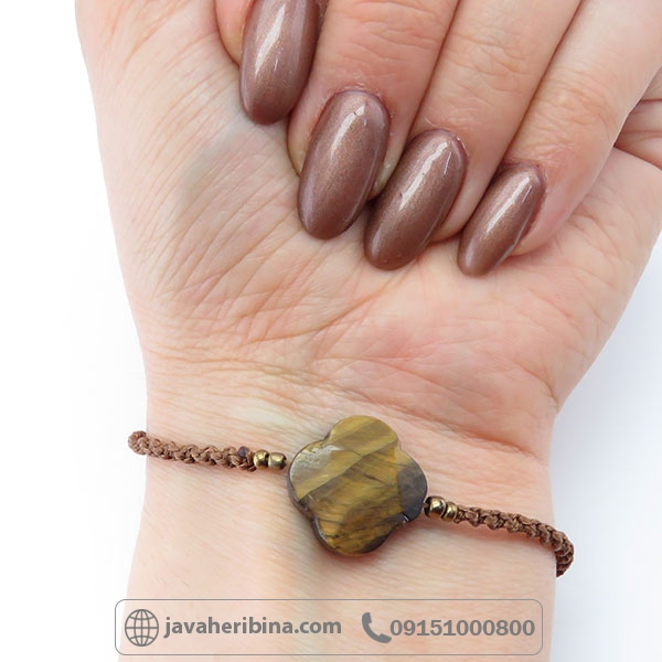 دستبند چشم ببر زیبا و خاص _کد:34291