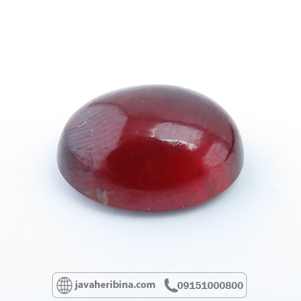 نگین انگشتر یاقوت گارنت خوش رنگ _کد:34305