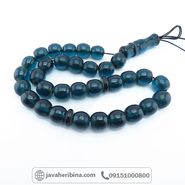 تسبیح سندلوس 33 دانه ای آبی _کد:34508